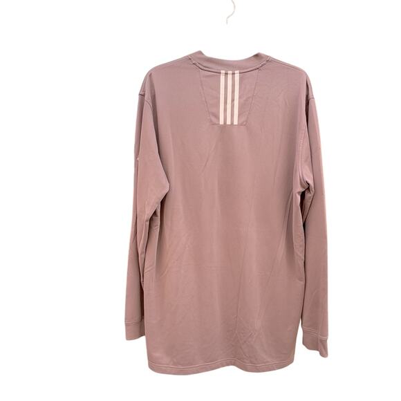 ADIDAS taupe long sleeve, men's L - Picture 1 of 6